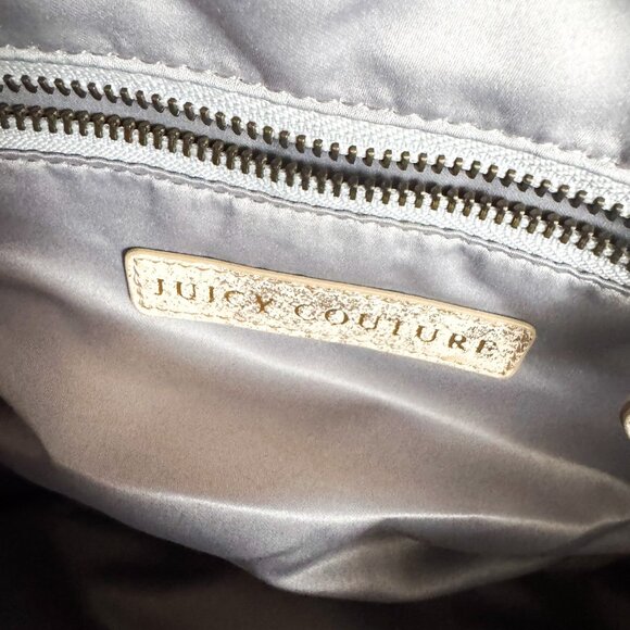 Juicy Couture Nude Beige Metallic Finish Crossbody Leather Bag - Picture 3 of 7